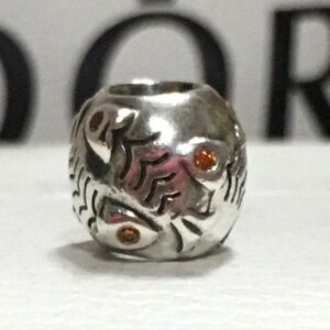 Pandora Fish Bones Rare Retired Charm 925 ale